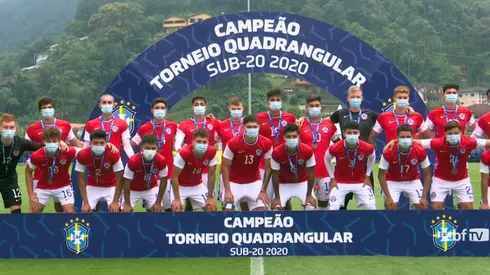 La selección chilena sub 20 empató contra Brasil y termina segunda e invicta en el cuadrangular.
