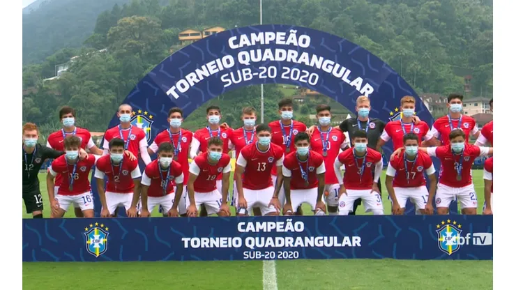 La selección chilena sub 20 empató contra Brasil y termina segunda e invicta en el cuadrangular.