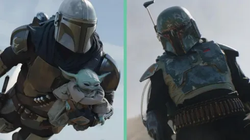 The Mandalorian, Grogu y Boba Fett.