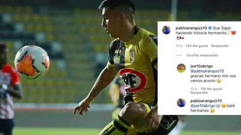 Abrigo respondió a Aránguiz y dejaron la grande en redes sociales