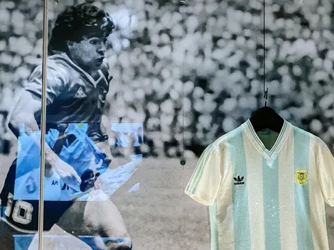 El maravilloso tour por las camisetas usadas por Diego Maradona