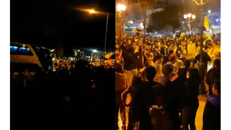 Cientos de hinchas se volcaron a las calles de Coquimbo para celebrar la histórica clasificación