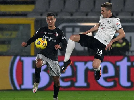 Con Medel en cancha: Bologna rescata un empate ante Spezia