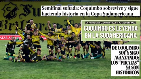 Coquimbo Unido apareció destacado en los principales diarios chilenos tras su paso a semifinales de la Copa Sudamericana