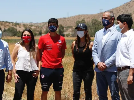 Autoridades recorren terrenos del nuevo Juan Pinto Durán