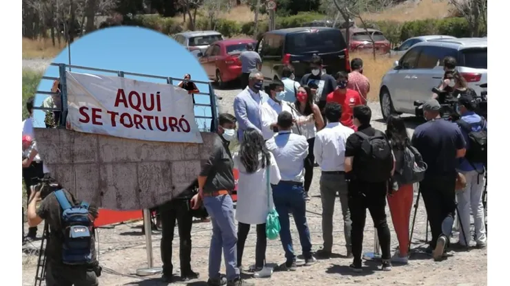 Familiares de víctimas de la dictadura protestaron en Cerro Chena, donde se pretende construir el nuevo Juan Pinto Durán de la Roja.