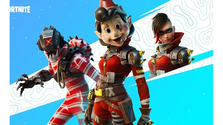 Skins navideñas en Fortnite
