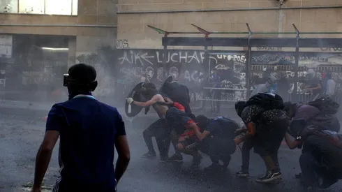 Dia 59 de manifestaciones en Plaza Italia