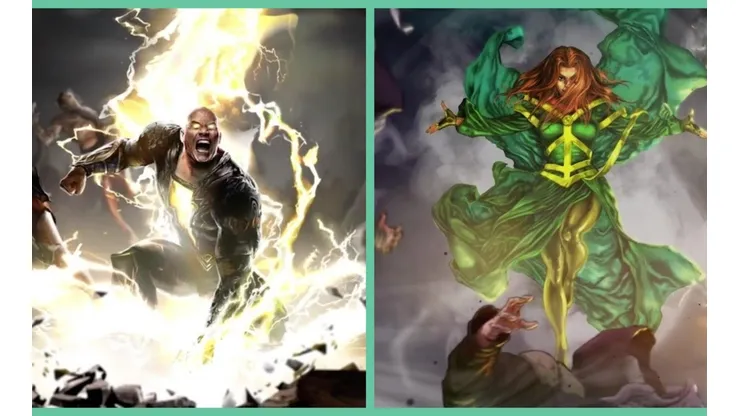 Black Adam y Cyclone en los cómics.
