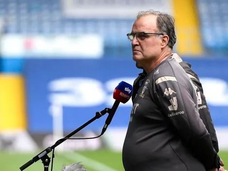 Bielsa molesto con pregunta sobre un posible descenso del Leeds