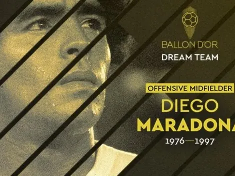 Pelé y Maradona integran el Dream Team del Balón de Oro