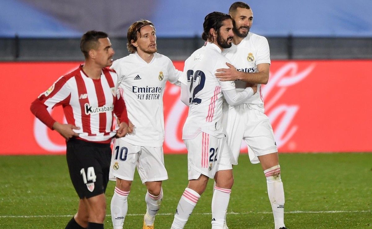 Real Madrid golea al Athletic Club en un duelo adelantado de La Liga de ...
