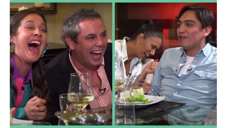 José Miguel Viñuela, Pamela Díaz, Denise Rosenthal y Sergio Freire apenas pudieron contener las risas en este capítulo de "La Divina Comedia", de Chilevisión.