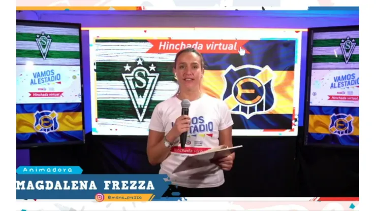 Magdalena Freeza fue la encargada de llevar adelante cada una de las actividades de Vamos al Estadio de este fin de semana con el Clásico Porteño.