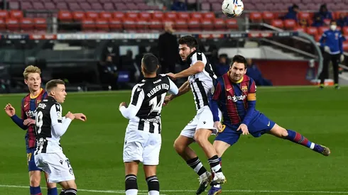 Messi marcó el único gol del partido a los 73' de juego.