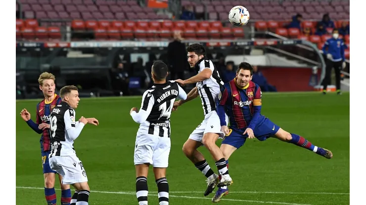 Messi marcó el único gol del partido a los 73' de juego.