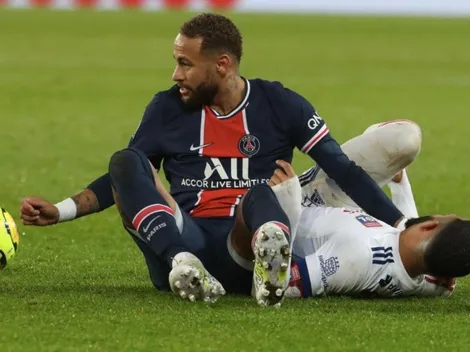 Médicos descartan fractura en el tobillo de Neymar