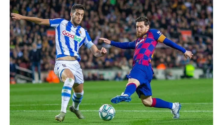 Lionel Messi anotó el único gol del partido entre Barcelona y Levante.