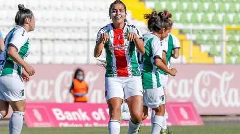 Verónica Riquelme fue la goleadora de Palestino ante Everton, el que le dio el paso a las árabes a la semifinal del Campeonato Femenino de Transición 2020.