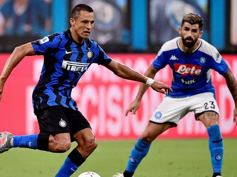 Con las bajas de Alexis y Vidal: Inter tiene partidazo con el Napoli