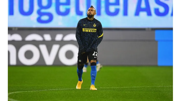 Arturo Vidal fue confirmado como baja del Inter contra Cagliari.