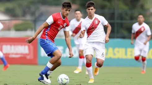 Chile sub 20 derrotó a Perú en el cuadrangular de Brasil.