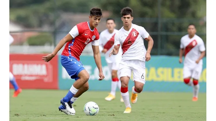 Chile sub 20 derrotó a Perú en el cuadrangular de Brasil.