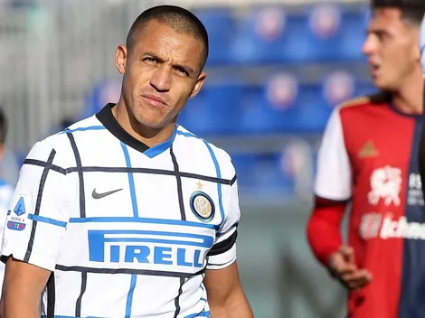 Alexis Sánchez termina lesionado en victoria del Inter