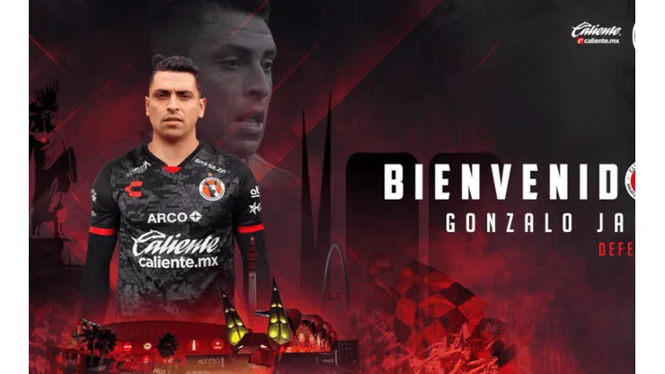 Gonzalo Jara, nuevo refuerzo del Xolos de Pablo Guede.