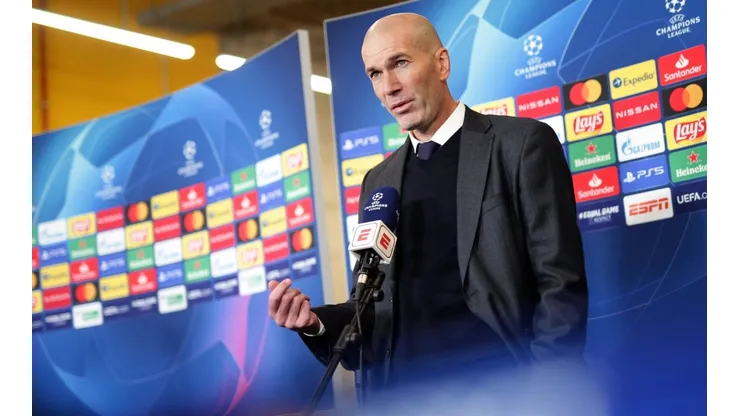 Zinedine Zidane en conferencia de prensa