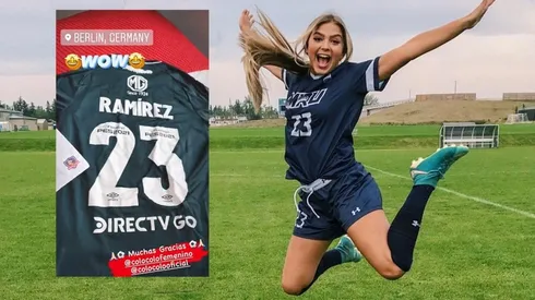 Jullien Ramírez ya tiene su camiseta de Colo Colo tras el regalo de Las Albas.