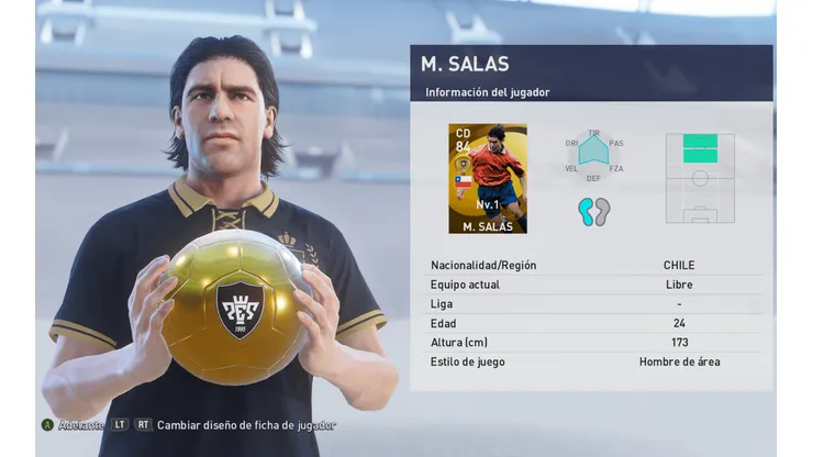 Marcelo Salas en PES 2021