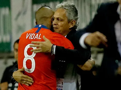 Reinaldo Rueda se despide de Arturo Vidal