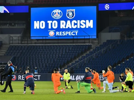 Video: El estremecedor gesto contra el racismo en la Champions
