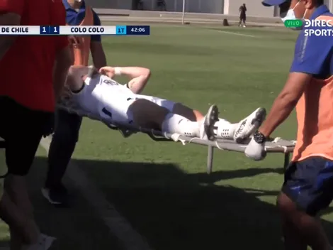 Javi Grez se lesiona y rompe en llanto en el superclásico