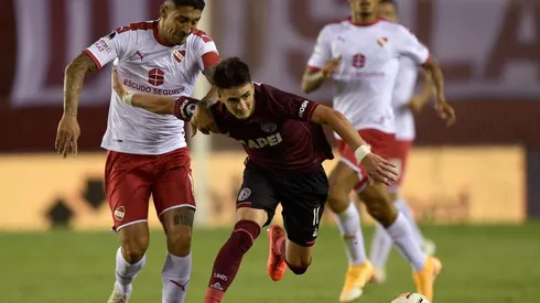 Pedro Pablo Hernández fue titular en el duro empate entre Lanús e Independiente