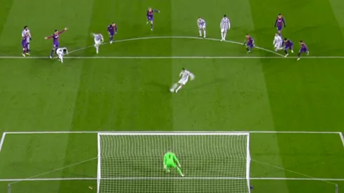 Cristiano Ronaldo puso el 0-3 de la Juve ante el Barça