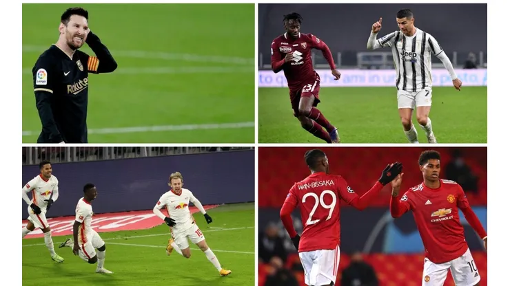 Cierre de grupos de Champions con dos partidos de lujo: Barcelona vs Juventus y RB Leipzig vs Manchester United.