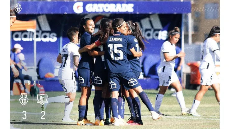 La U derrotó a Colo Colo en el superclásico femenino y sólo cosecha triunfos.