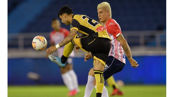 Coquimbo derrotó a Junior en Colombia por la ida de los cuartos de final de la Sudamericana.