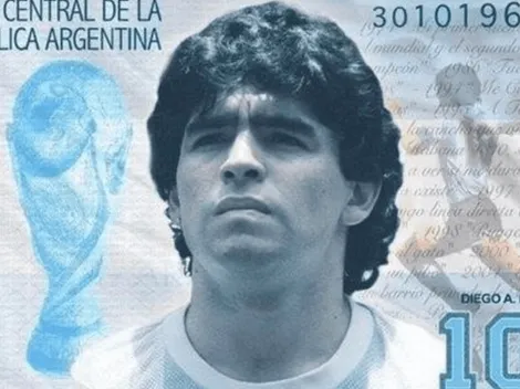 Proponen imprimir billete de Maradona con el gol a Inglaterra