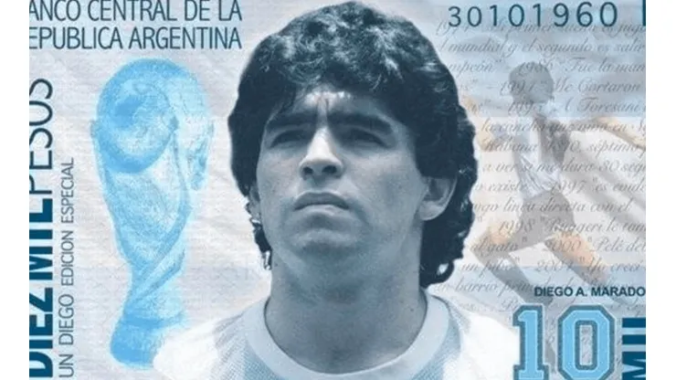 Tras la muerte de Maradona, los hinchas pidieron que fuera incluido en los billetes argentinos