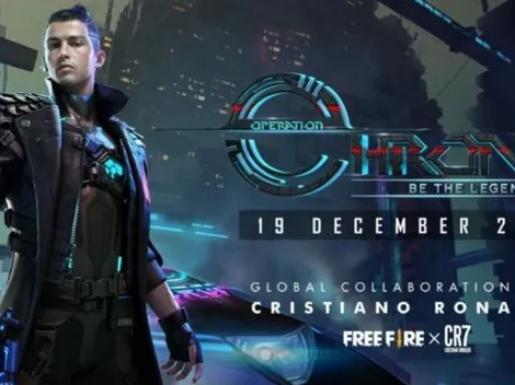 CR7 llega a Free Fire con un personaje en Operación Chrono