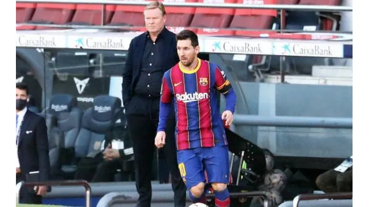 Koeman habló del cruce entre Messi y Cristiano