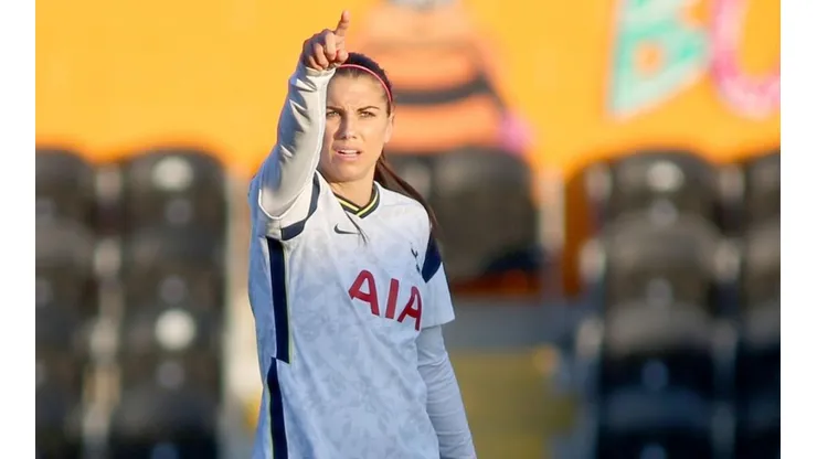 Alexis Morgan anotó su primer gol con el Tottenham.