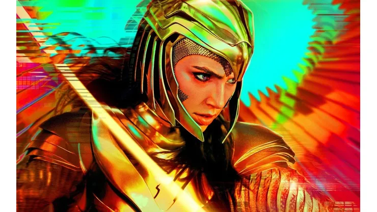 Gal Gadot con la armadura dorada en "Wonder Woman 1984".