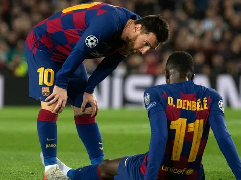 ¡Terrible! Dembélé sufre su novena lesión en el Barcelona