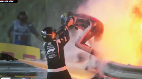 El piloto resultó con quemaduras en sus manos y tobillos.