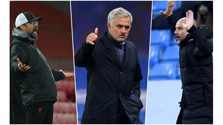 En Inglaterra apoyan la postura de Mourinho por los reclamos de Guardiola y Klopp.