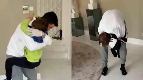 Suárez sorprendió a sus hijos tras superar el Covid-19